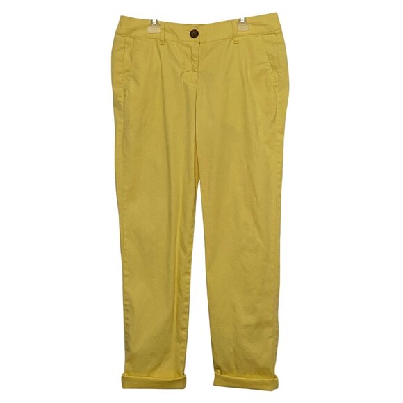 Cabi Womens Pants Womens Size 2 Butter Yellow Vacation Cruise Spring Summer - Picture 1 of 8